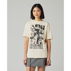 TAYLOR SWIFT THE ERAS Tour Through LA Tee Shirt Size L 100% Cotton